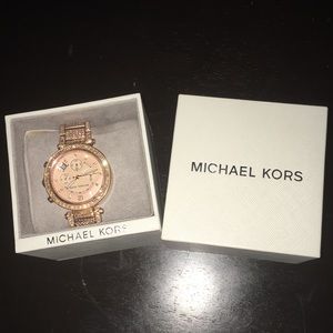 Michael Kors Women’s Rose Gold Steel Watch MK5663